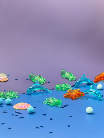 Jellystone, Zestaw sensoryczny Podwodny Świat, wkład do tacki sensorycznej Play Tray