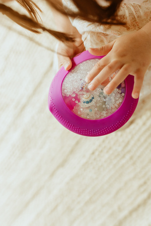 Jellystone, Peekaboo Sensory Bag GALAXY