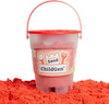 ChildGen, Piasek kinetyczny, 100% naturalny, 500g, kolor CZERWONY - edycja limitowana