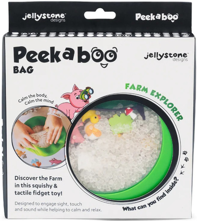 Jellystone, Sensoryczny dysk z figurkami A-Ku-Ku! Peekaboo, motyw Farma