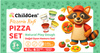 ChildGen, PAW PALS Pizzeria Rafi zestaw kreatywny 4 ciastoliny, foremki, mata