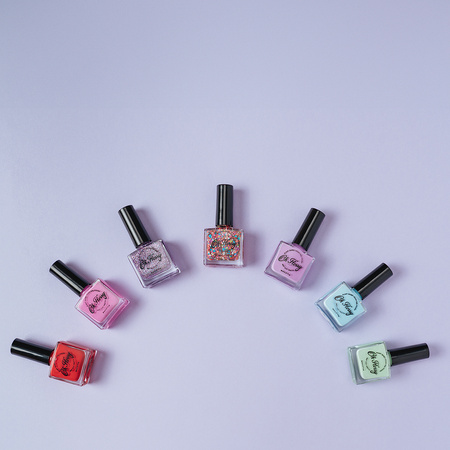 Oh Flossy, Zestaw 3 lakierów do paznokci DAY DREAM 3 x 12 ml, roślinna formuła