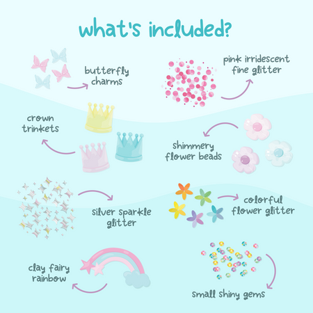 Glo Pals, Magical Sensory Jar Add-Ins, FAIRY