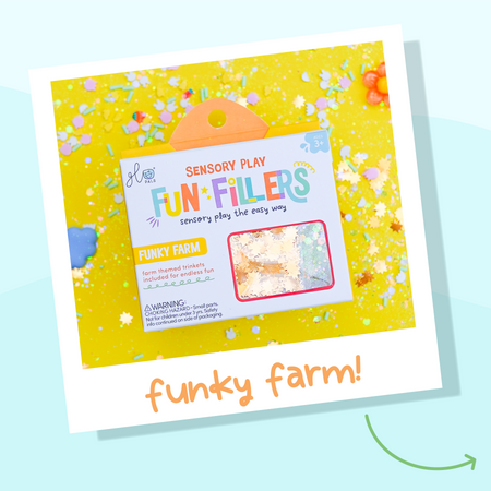 Glo Pals, Magical Sensory Jar Add-Ins, FARM