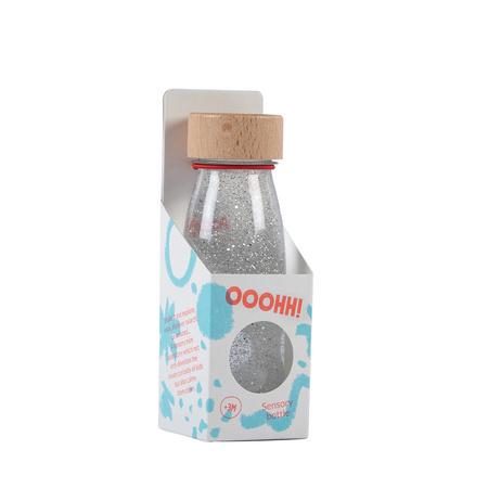 Petit Boum, Butelka sensoryczna FLOAT srebrna