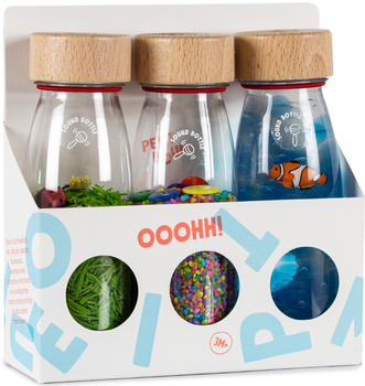 Petit Boum, Zestaw 3 Butelek obserwacyjnych - EKO