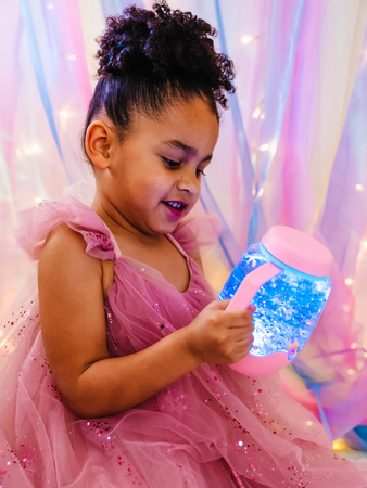 Glo Pals, Sensory Play Jar- Bubblegum
