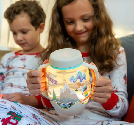 Glo Pals, ZOO Sensory Set, Sensory Jar with Magical Fillers and Stickers