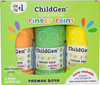 ChildGen Washable Finger Paint 3x 350ml- PASTEL
