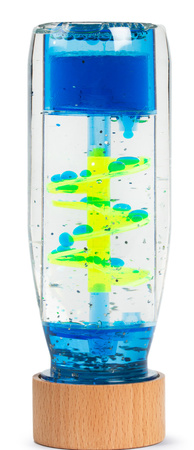 Petit Boum, sensory bottle, two-phase MOVE Spiral Blue
