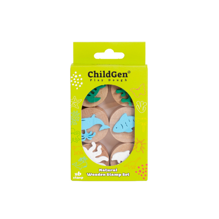 ChildGen Wooden Stamps- SEA CREATURES