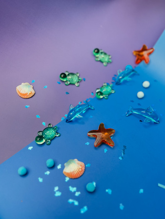 Jellystone, Zestaw sensoryczny Podwodny Świat, wkład do tacki sensorycznej Play Tray