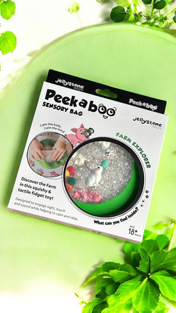 Jellystone, Peekaboo Sensory Bag FARM