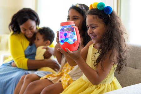 Glo Pals, Sensory Play Jar- Ladybug