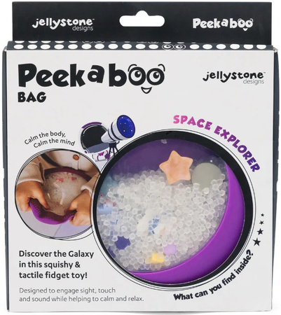 Jellystone, Sensoryczny dysk z figurkami A-Ku-Ku! Peekaboo, motyw Galaktyka