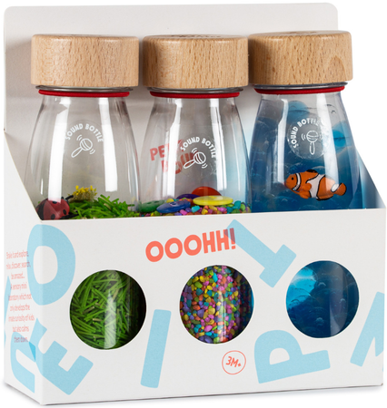 Petit Boum, Zestaw 3 Butelek obserwacyjnych - EKO