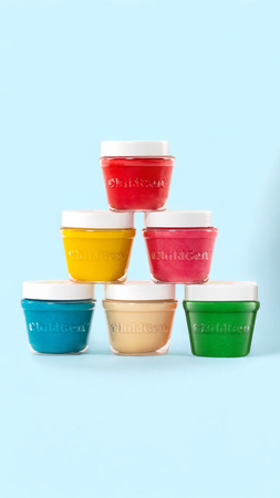 PLAY DOUGH JAR 6 PCS