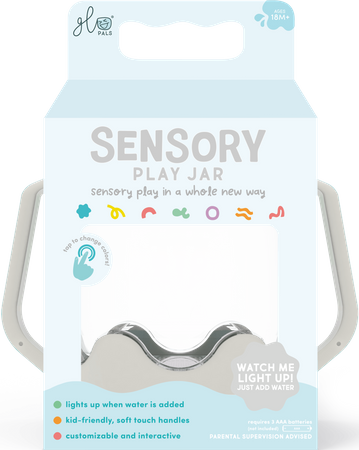 Glo Pals, Sensory Play Jar- Cozy Cloud