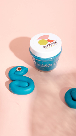 ChildGen Natural Playdough - Trio ( green, blue and red)