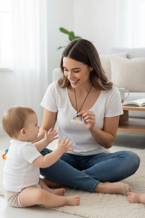 Jellystone, Sensory Chew Necklace – Cloud