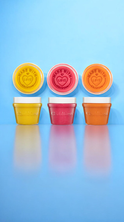 ChildGen Natural Playdough - Trio (yellow, pink, and orange)