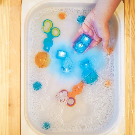 Glo Pals, Cookie Monster Light-Up Cubes