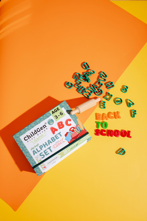 ChildGen Natural Playdough -  ALPHABET