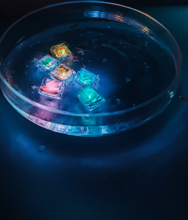 Glo Pals, Light-Up Sensory Cubes – Cars Edition – Bath Toy