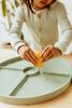 Jellystone, Tacka sensoryczna Play Tray Sage 2w1 pojemnik kolor zielony