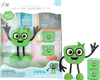 Glo Pals, OUTLET Postać do kąpieli Pippa - zestaw z dwiema kostkami sensorycznymi świecącymi w wodzie