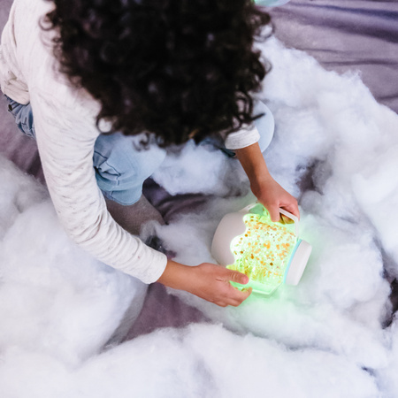 Glo Pals, Słoik sensoryczny do napełniania wodą, kolor szary, Cozy Cloud