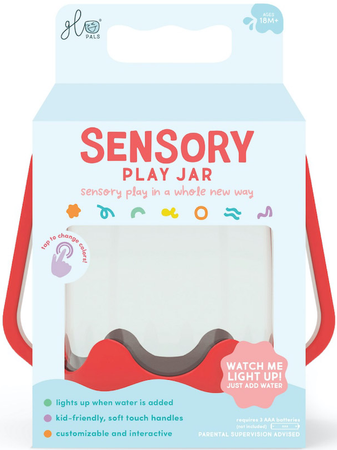 Glo Pals, Sensory Play Jar- Ladybug