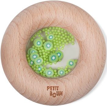 Petit Boum, Drewniana grzechotka sensoryczna, Kiwi