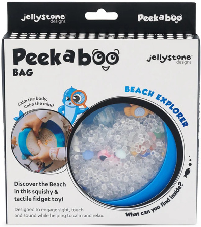 Jellystone, Peekaboo Sensory Bag BEACH