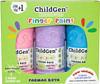 ChildGen Washable Finger Paint 3x 350ml- PASTEL
