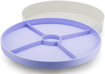 Jellystone, Tacka sensoryczna Play Tray 2w1Lilac, kolor fioletowy