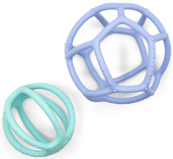 Jellystone, Sensoryczne piłki 2w1 Blue & Mint